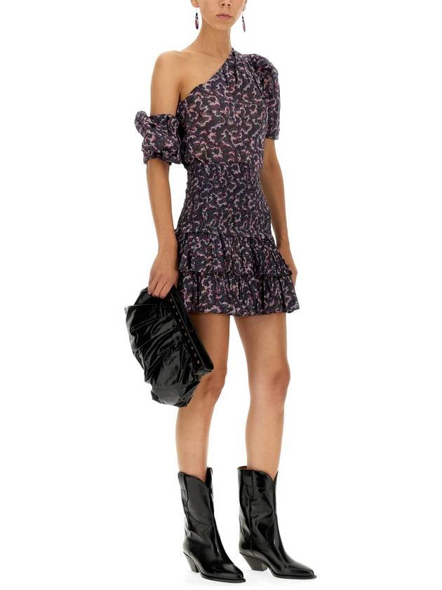 One Shoulder Sleeveless Purple - ISABEL MARANT ETOILE - BALAAN 3