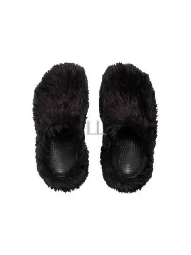 Fake Fur Mule Black - BALENCIAGA - BALAAN 2