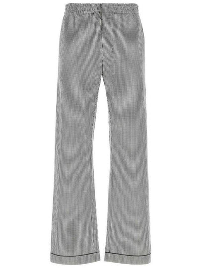 Embroidered Poplin Wide Pants Gray - PRADA - BALAAN 2