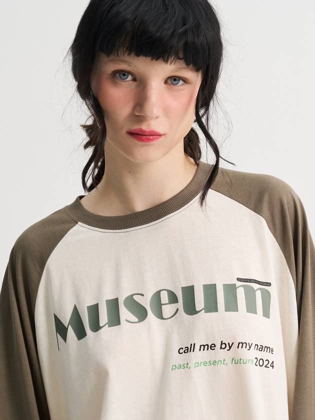 Season Point Museum Raglan T shirt Brown - SORRY TOO MUCH LOVE - BALAAN 2