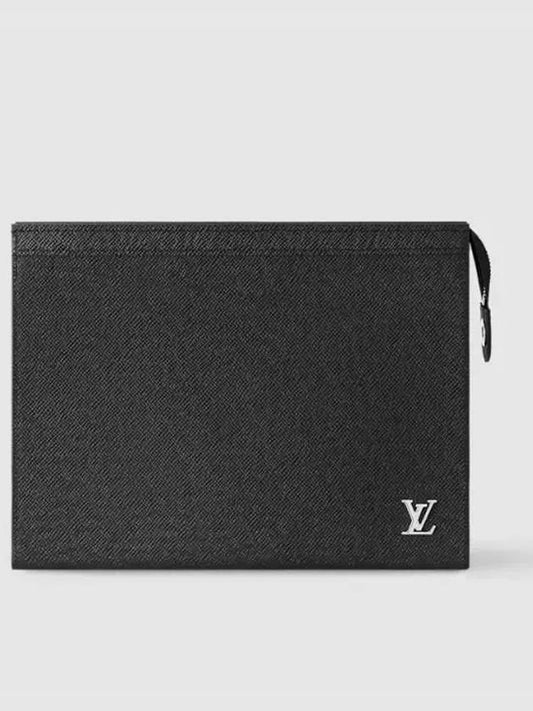 Pochette Voyage Clutch Bag Black - LOUIS VUITTON - BALAAN 2