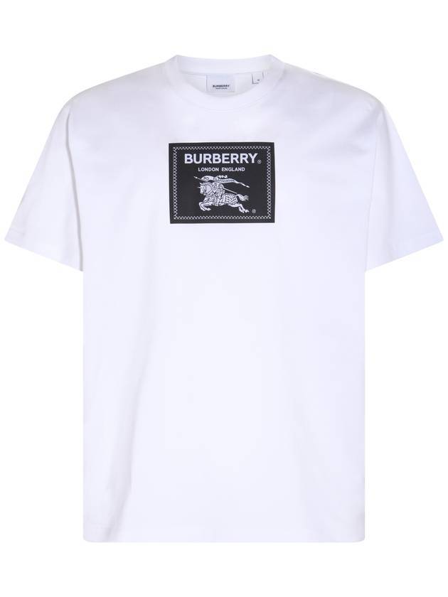 Men's Prorsum Label Cotton Short Sleeve T-Shirt White - BURBERRY - BALAAN 1