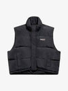 Cocoon Logo Print Padded Vest Black - BALENCIAGA - BALAAN 3