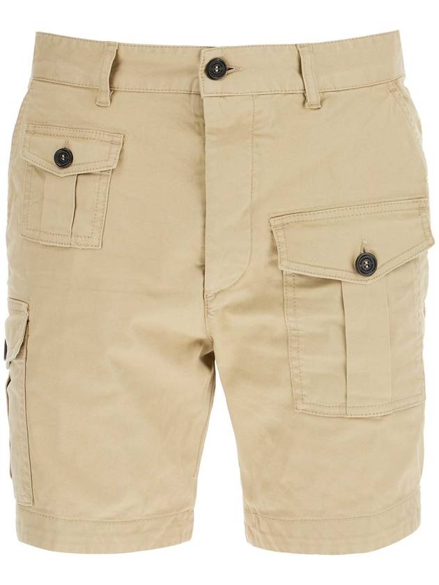 sexy cargo bermuda shorts for - DSQUARED2 - BALAAN 1