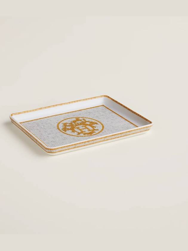 Mosaique au 24 gold tray small model STK - HERMES - BALAAN 2