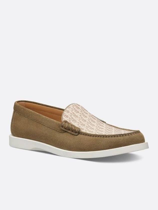 Granville Oblique Jacquard Suede Loafers Brown - DIOR - BALAAN 2