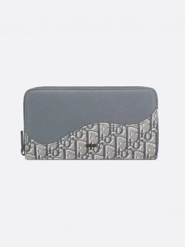 Saddle zipper long wallet 2ADBC315YKS_H12E - DIOR - BALAAN 1