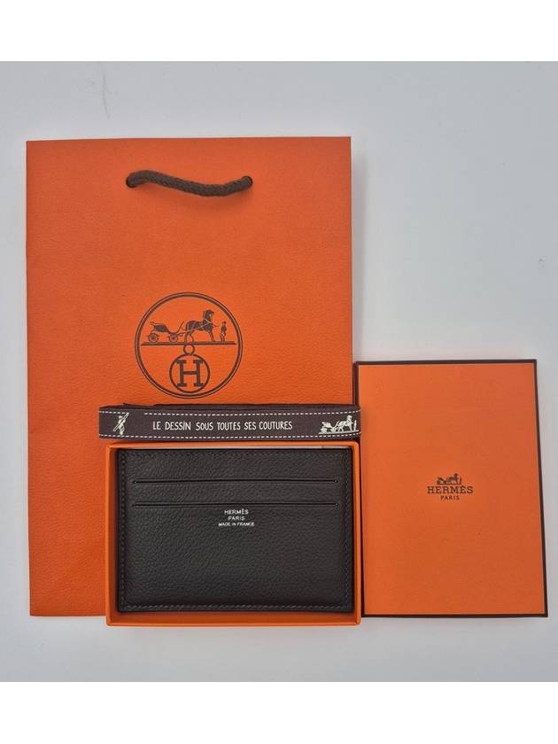 Citizen Twill Card Wallet Vert Bronze - HERMES - BALAAN 6