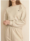 Hazel Classic Logo Sweatshirt Oatmeal - MICANE - BALAAN 4