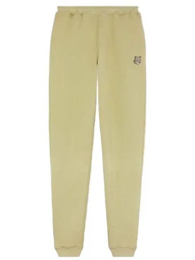 Bold Foxhead Patch Regular Jogger Track Pants Yellow - MAISON KITSUNE - BALAAN 2