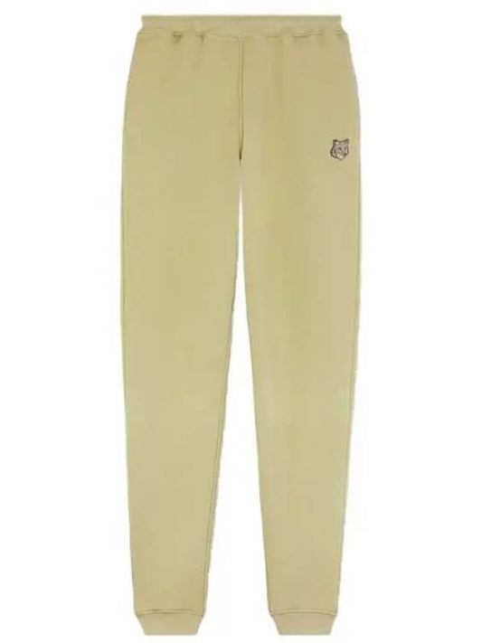 Bold Foxhead Patch Regular Jogger Track Pants Yellow - MAISON KITSUNE - BALAAN 2