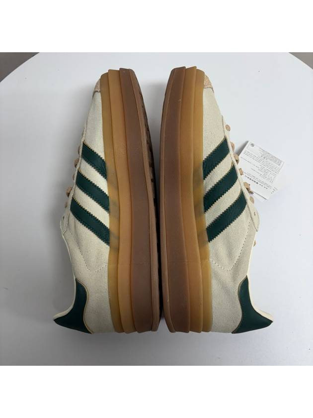 WoMen's Gazelle Bold Low Top Sneakers Cream White Green - ADIDAS - BALAAN 5