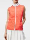 Golf Lightweight Stefania Hybrid Vest GWOW11228 Hot Coral - J.LINDEBERG - BALAAN 4