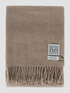 Fringe Edge Knit Muffler Beige - TOTEME - BALAAN.