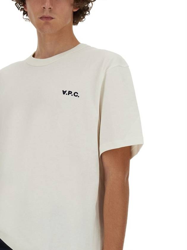 Boxy Petit VPC Short Sleeve T-Shirt White - A.P.C. - BALAAN 5