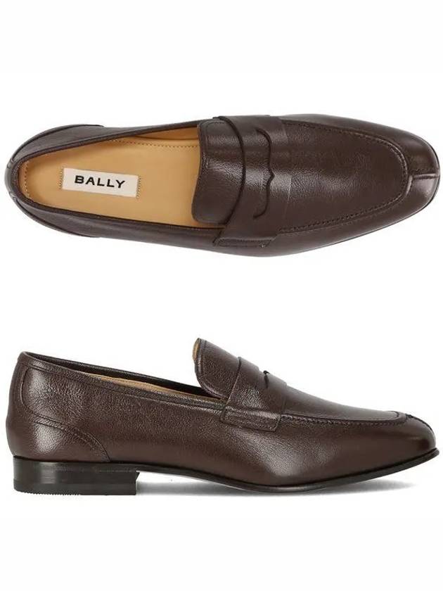 Saix Leather Loafers Brown - BALLY - BALAAN 2