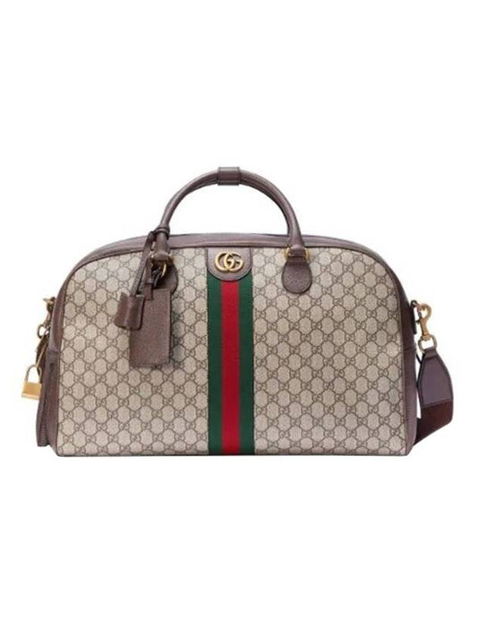 Savoy Large Bowling Duffel Bag Beige - GUCCI - BALAAN 1