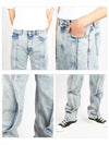 WJEAN38 S23 ICE BLUE Banana Denim Jeans - Y/PROJECT - BALAAN 3