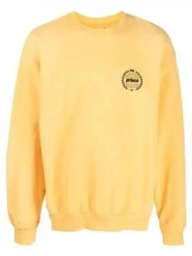 Crest Logo Sweatshirt Yellow Black - SPORTY & RICH - BALAAN 1