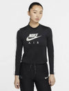 Air Mid Layer Running Long Sleeve T-Shirt Black - NIKE - BALAAN 2