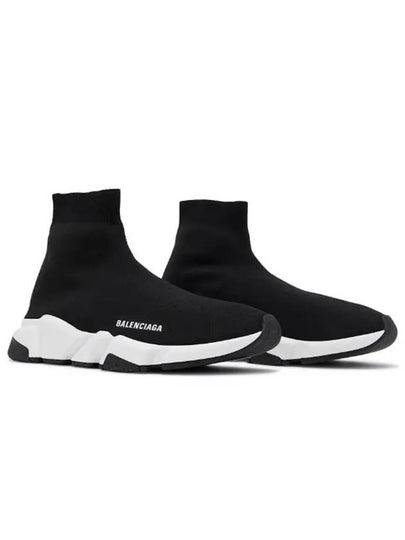 Speed Trainer  High Top Sneakers Black White - BALENCIAGA - BALAAN 2