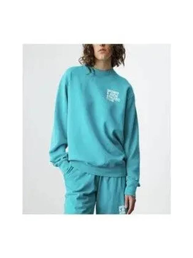 Mint Exercise Open Crew Neck Sweatshirt CR461TU3 - SPORTY & RICH - BALAAN 7