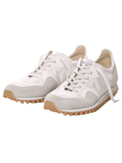 Men's Trail Leather Low Top Sneakers White - SPALWART - BALAAN 2