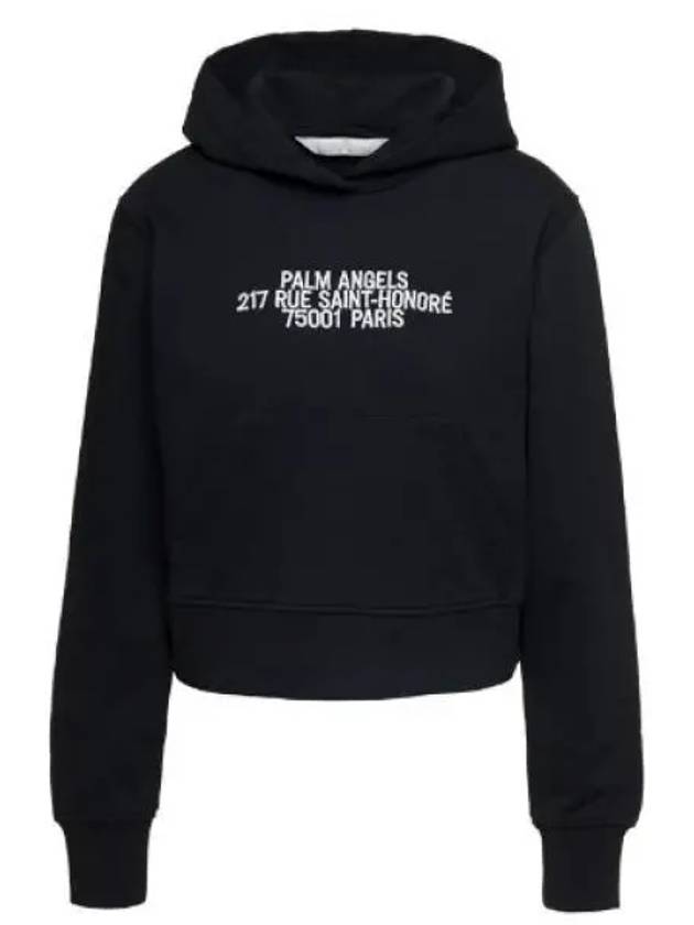 Cotton Hoodie Black - PALM ANGELS - BALAAN 2