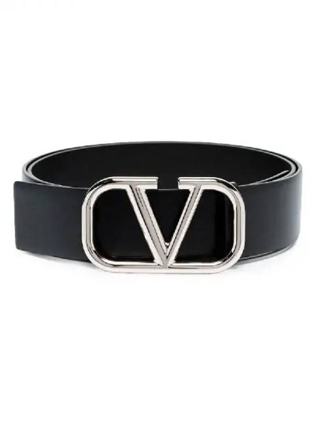 V logo leather belt 271727 - VALENTINO - BALAAN 1