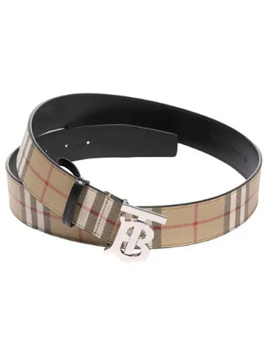 Monogram Check Belt Women s Waistband - BURBERRY - BALAAN 1