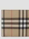 Vintage Check E Canvas Half Wallet Beige - BURBERRY - BALAAN 5