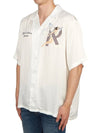 Men's Storms In Heaven Short Sleeve Shirt White - REPRESENT - BALAAN 3