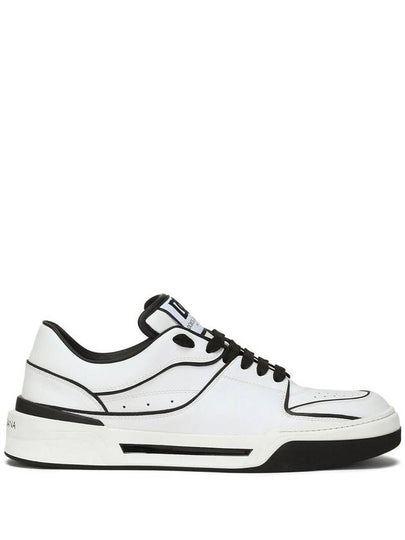 New Rome DG Logo Calfskin Low Top Sneakers White - DOLCE&GABBANA - BALAAN 2