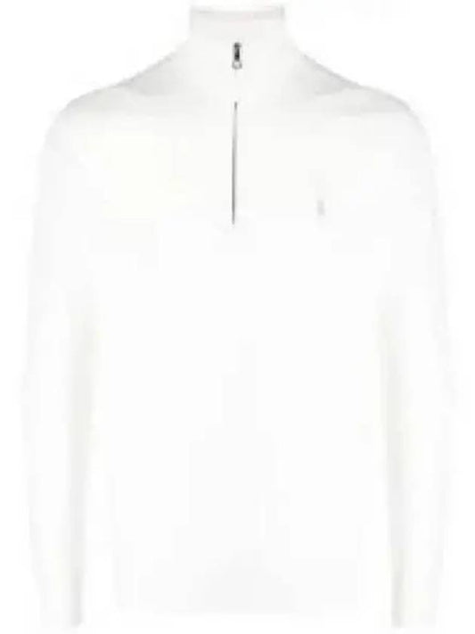 30 Points Long Sleeve Half Zip Up Pullover White - POLO RALPH LAUREN - BALAAN 2