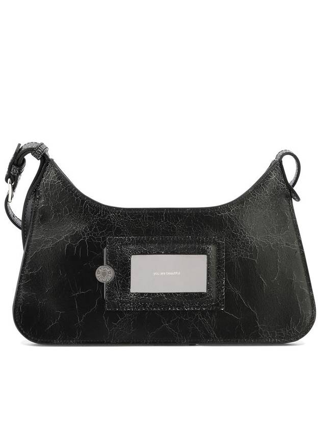 Platt Small Shoulder Bag Black - ACNE STUDIOS - BALAAN 4