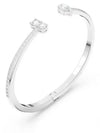 Mesmera Crystal Cuff Bracelet Silver - SWAROVSKI - BALAAN 4