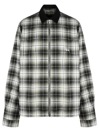 1110300 TAUP Frank plaid zip-up jacket 998415 - STUSSY - BALAAN 1