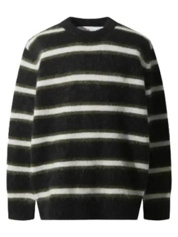 Mohair striped knit pullover cardigan - IRO - BALAAN 1