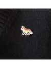 Baby Fox Patch Boxy Cardigan Black - MAISON KITSUNE - BALAAN 5