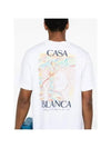 Logo printing cotton short sleeve t shirt MF24JTS00101WHITE - CASABLANCA - BALAAN 5