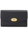 Darley Small Classic Grain Medium Wallet Black - MULBERRY - BALAAN 2