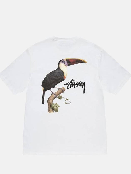 Toucan short sleeve t shirt white - STUSSY - BALAAN 2