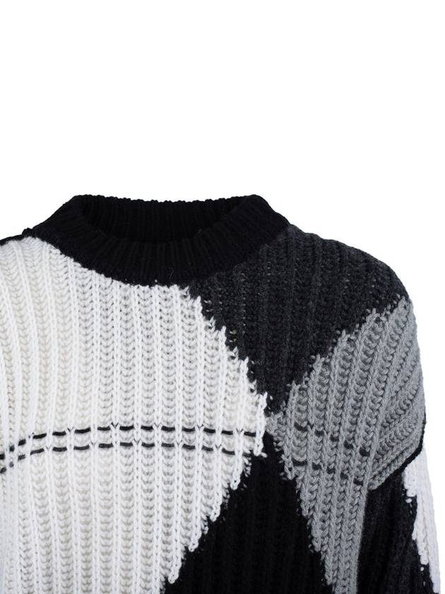 Roberto Collina Diamond Inlay Sweater - ROBERTO COLLINA - BALAAN 3