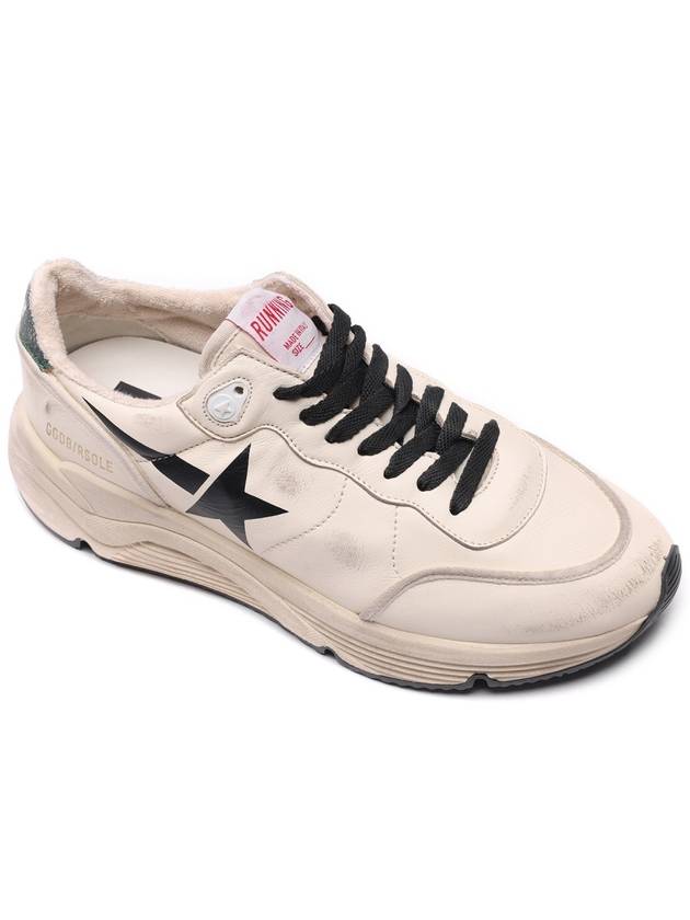 Running Logo Lace-up Sneakers Ivory - GOLDEN GOOSE - BALAAN 4