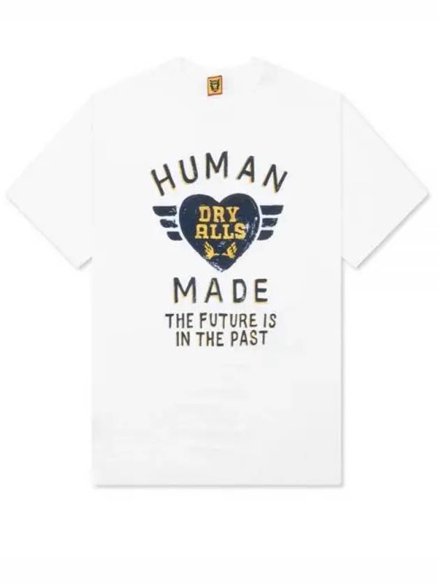 Graphic Print Short Sleeve T-Shirt White - HUMAN MADE - BALAAN 2