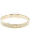 The Medallion Large Bangle Bracelet Gold - MARC JACOBS - BALAAN 3