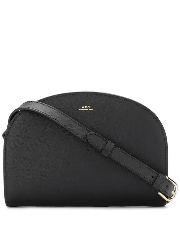 Women's Demil Lune Half Moon Shoulder Cross Bag Black - A.P.C. - BALAAN 2