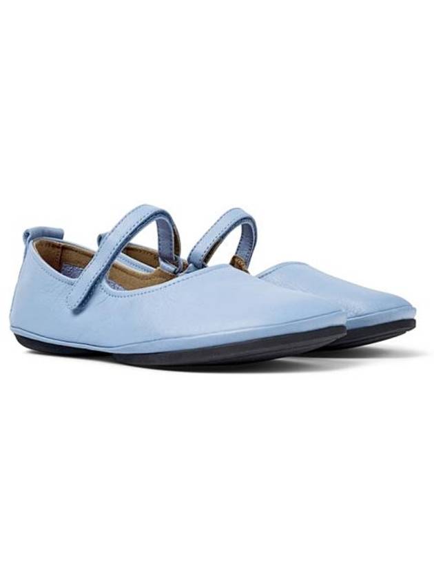 Right Leather Mary Jane Flat Shoes Blue - CAMPER - BALAAN 2