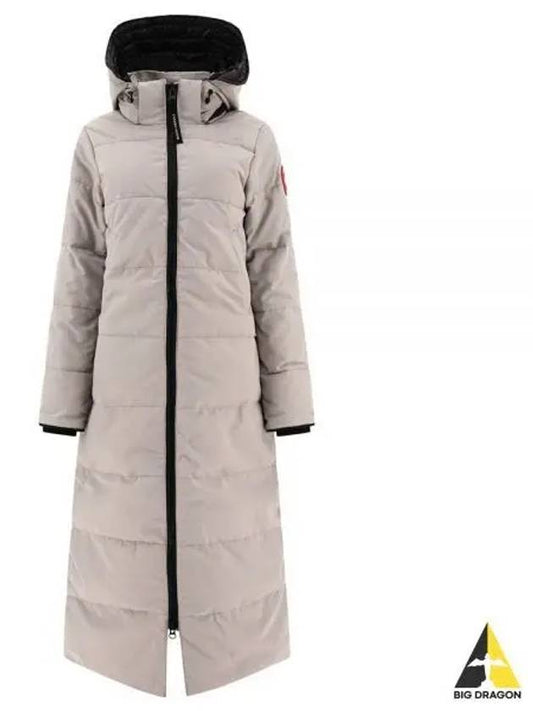 Mystique Satin Long Parka White - CANADA GOOSE - BALAAN 2