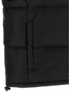 Logo Two Tone High Neck Padded Vest Black - MSGM - BALAAN 6